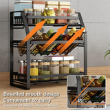 NNEDSZ 3-Tier Detachable Spice Rack Storage Organiser for Kitchen Countertop