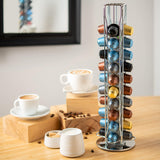 NNEDSZ Coffee Pods Holder Storage Compatible with 40 Nespresso Pods