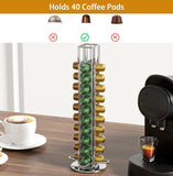NNEDSZ Coffee Pods Holder Storage Compatible with 40 Nespresso Pods