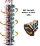 NNEDSZ Coffee Pods Holder Storage Compatible with 40 Nespresso Pods