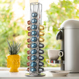 NNEDSZ Coffee Pods Holder Storage Compatible with 40 Nespresso Pods