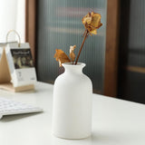 NNEDSZ Ceramic Set of 3 Modern White Vases for Home D�cor