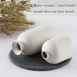 NNEDSZ Ceramic Set of 3 Modern White Vases for Home D�cor