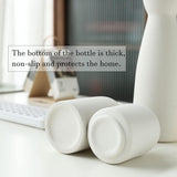NNEDSZ Ceramic Set of 3 Modern White Vases for Home D�cor