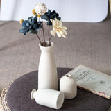 NNEDSZ Ceramic Set of 3 Modern White Vases for Home D�cor