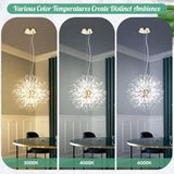 NNEDSZ Modern Crystal Chandelier Firework, 8 Lights