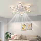 NNEDSZ Low Ceiling Light Fan, Low Profile, 6 Wind Speed, 3 Colors (82 cm)