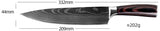 NNEDSZ Professional Chef's Knives for Kitchen and Restaurants (20 cm)