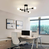 NNEDSZ Mid Century Chandelier Modern, 4-Light