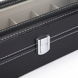 NNEDSZ Leather Watch Organizer Display Storage Box Cases for Men & Women (6 slots)