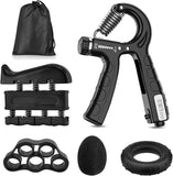 NNEDSZ 5 Pack Adjustable Resistance Hand Gripper Exerciser Workout Kit
