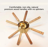 Stainless Steel Measuring Cups and Spoons Set, Cooper Finish, 8-Piece for Baking and Cooking