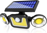 NNEDSZ Outdoor Solar Lights with 3 Adjustable Head for Porch Garden Patio