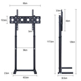 TV Stand Base Mount Bracket Swivel for 32-65 LED LCD Screen