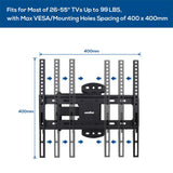 Full Motion TV Wall Mount Bracket 27-55 for Samsung TCL Hisense