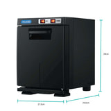 5L Mini UV Sterilizer Cabinet Electric Towel Warmer Black