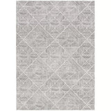 Oasis 457 Silver Rug 290x200cm - Bohemian Tribal Style, Easy to Clean Polypropylene
