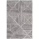 Oasis 457 Silver Rug 290x200cm - Bohemian Tribal Style, Easy to Clean Polypropylene
