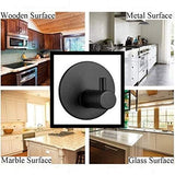 NNEDSZ 4 Pack Stainless Steel self-Adhesive Wall Hook for Bathroom and Kitchen