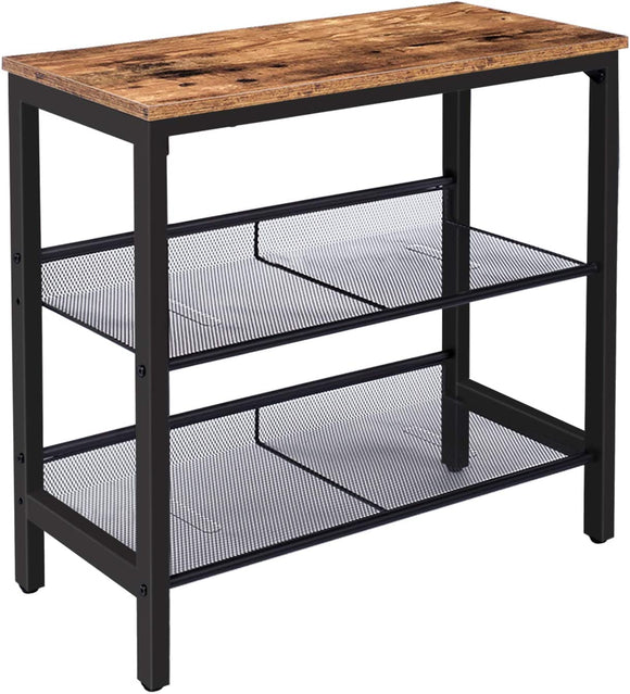 NNEDSZ 2-Tier Shoe Rack, Industrial Shoe Organizer Storage Bench