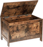 NNEDSZ Wooden Sturdy Entryway Storage Bench with Safety Hinge