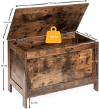 NNEDSZ Wooden Sturdy Entryway Storage Bench with Safety Hinge