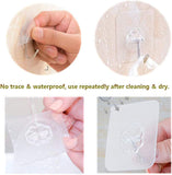 NNEDSZ 24 Packs Heavy Duty Adhesive Hooks Kitchen Wall Hooks