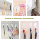 NNEDSZ 24 Packs Heavy Duty Adhesive Hooks Kitchen Wall Hooks