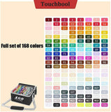 NNEDSZ 168 Colours Graffiti Pen Permanent Marker Pens Set for Adults and Children