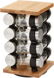 NNEDSZ Spice Rack Organizer with 12 Pieces Jars for Kitchen