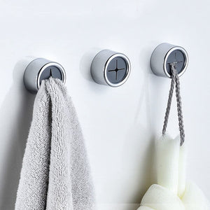 NNEDSZ 3 Pack Self Adhesive Round Towel Hooks for Kitchen and Bathroom