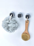 NNEDSZ 3 Pack Self Adhesive Round Towel Hooks for Kitchen and Bathroom