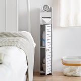 NNEDSZ Toilet Paper Roll Holder for Bathroom (White, 80 cm)