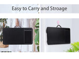 NNEDSZ Portable Laptop Desk with Device Ledge, Mouse Pad and Phone Holder for Home Office (Black, 40cm)
