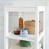 NNEDSZ Freestanding Tall Cabinet with Standing Shelves and Drawers