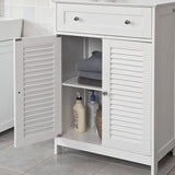 NNEDSZ Freestanding Storage Cabinet with Doors/Drawer 60x87x35 cm