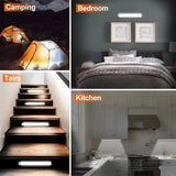 NNEDSZ 54 LED Rechargeable Under Cabinet Night Lighting for Kitchen and Bedroom (Sliver and White Light)