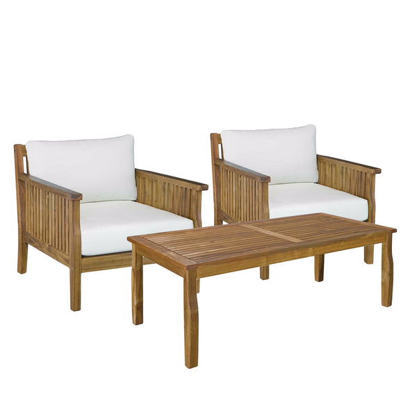 NNEDSZ Arizona table and Armchairs 3pcs
