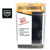 NNEDSZ Crest UHF VHF Digital TV Signal Splitter Distributor 6 Outputs