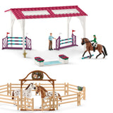 NNEDSZ Schleich Large Playset Horse Club Vet Fitness Check for the Big Tournament 72140