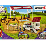 NNEDSZ Schleich Large Playset Horse Club Vet Fitness Check for the Big Tournament 72140
