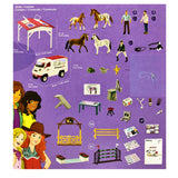 NNEDSZ Schleich Large Playset Horse Club Vet Fitness Check for the Big Tournament 72140