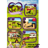 NNEDSZ Schleich Large Playset Secret Horse Training at the Horse Club Caravan 72141