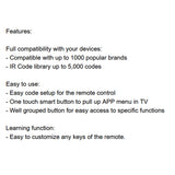 NNEDSZ Philips Universal TV Remote Code Learn Smart TV Compatible