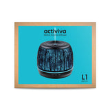 NNEDSZ activiva 500ml Metal Essential Oil and Aroma Diffuser-Black