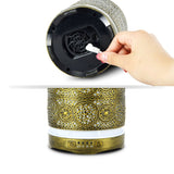 NNEDSZ activiva 260ml Metal Essential Oil and Aroma Diffuser-Vintage Gold