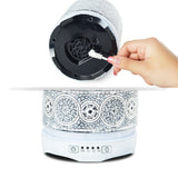 NNEDSZ activiva 260ml Metal Essential Oil and Aroma Diffuser-Vintage White