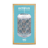 NNEDSZ activiva 260ml Metal Essential Oil and Aroma Diffuser-Vintage White