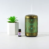 NNEDSZ activiva 100ml Metal Essential Oil and Aroma Diffuser-Vintage Gold