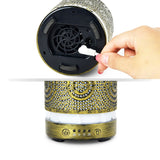 NNEDSZ activiva 100ml Metal Essential Oil and Aroma Diffuser-Vintage Gold